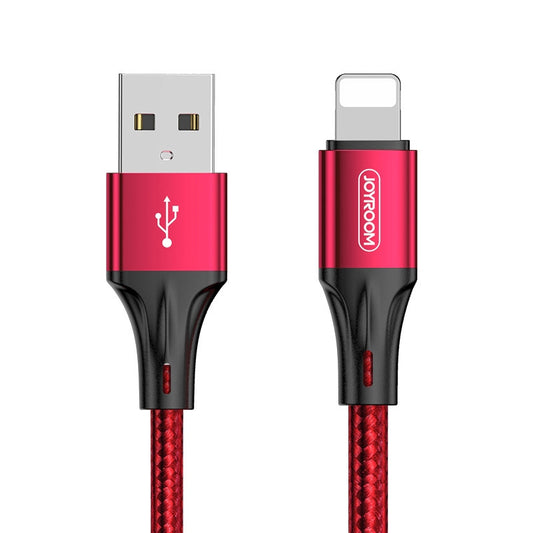 Cablu Date & Incarcare APPLE Lightning 3A (Rosu) 1 Metru Joyroom S-1030N1