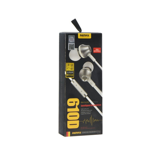 Casti Stainless Steel Deep Bass (Argintiu) REMAX 610D