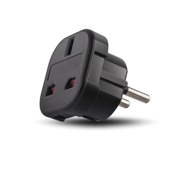 Adaptor Priza UK (Anglia) - Europa (Negru) Forever