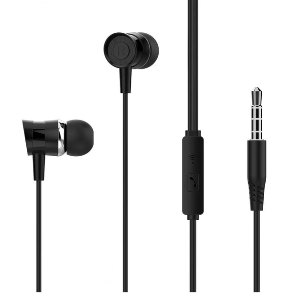 Casti Stereo cu Microfon - mufa Jack 3.5mm (Negru) XO EP20