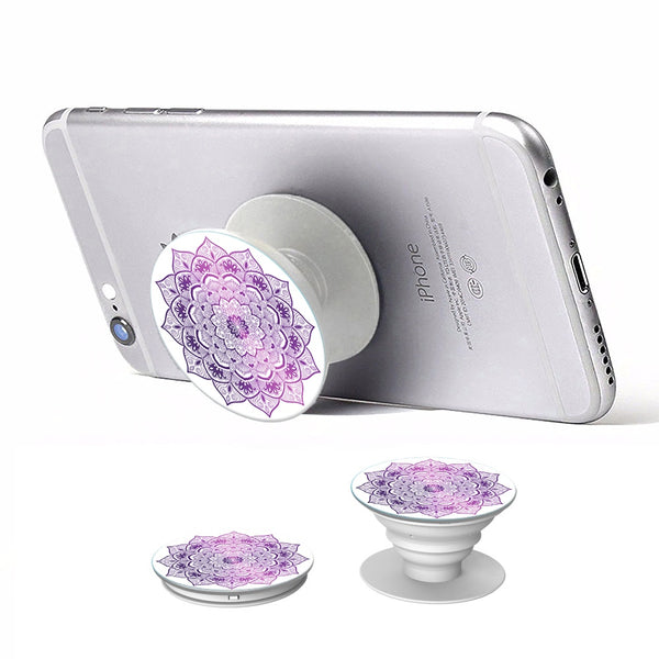 Suport Telefon Repozitionabil Pop Stand (Rosettes Violet)