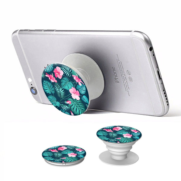 Suport Telefon Repozitionabil Pop Stand (No. 9 - Pink Flowers)