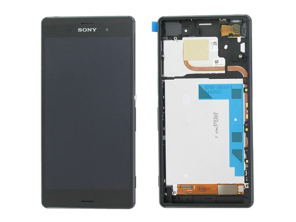 LCD + Touchscreen Original SONY Xperia Z3 Dual / D6633 / D6643 (Negru)