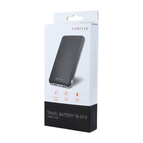 Baterie Externa 16.000 mAh (Negru) TB-019 Forever