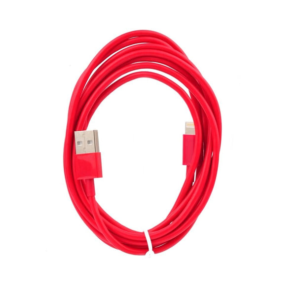 Cablu Date & Incarcare APPLE Lightning - 2 Metri (Rosu)