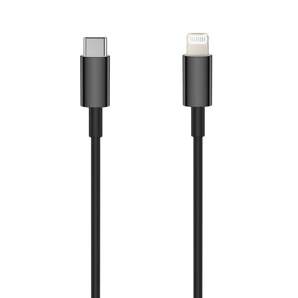 Cablu Date & Incarcare 3A USB-C - APPLE Lightning - 1 Metru (Negru) Setty