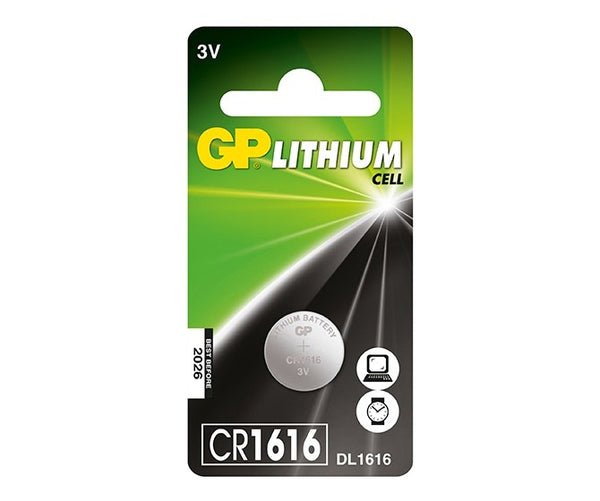 Baterie GP Lithium 3V CR1616-7C5 (Ø 16 x 1.6mm)