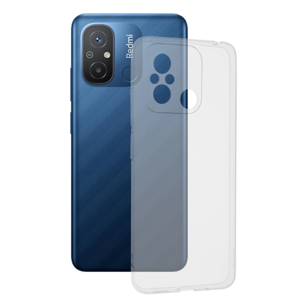Husa de protectie Techsuit Clear Silicone compatibila cu Xiaomi Redmi 12C, acoperire spate, transparent