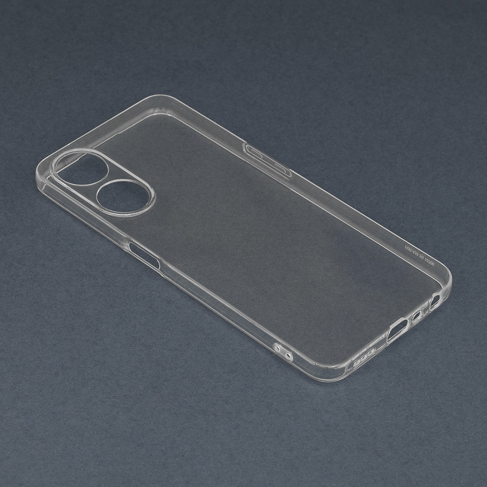 Husa de protectie Techsuit Clear Silicone compatibila cu Oppo A58 4G, acoperire spate, transparent