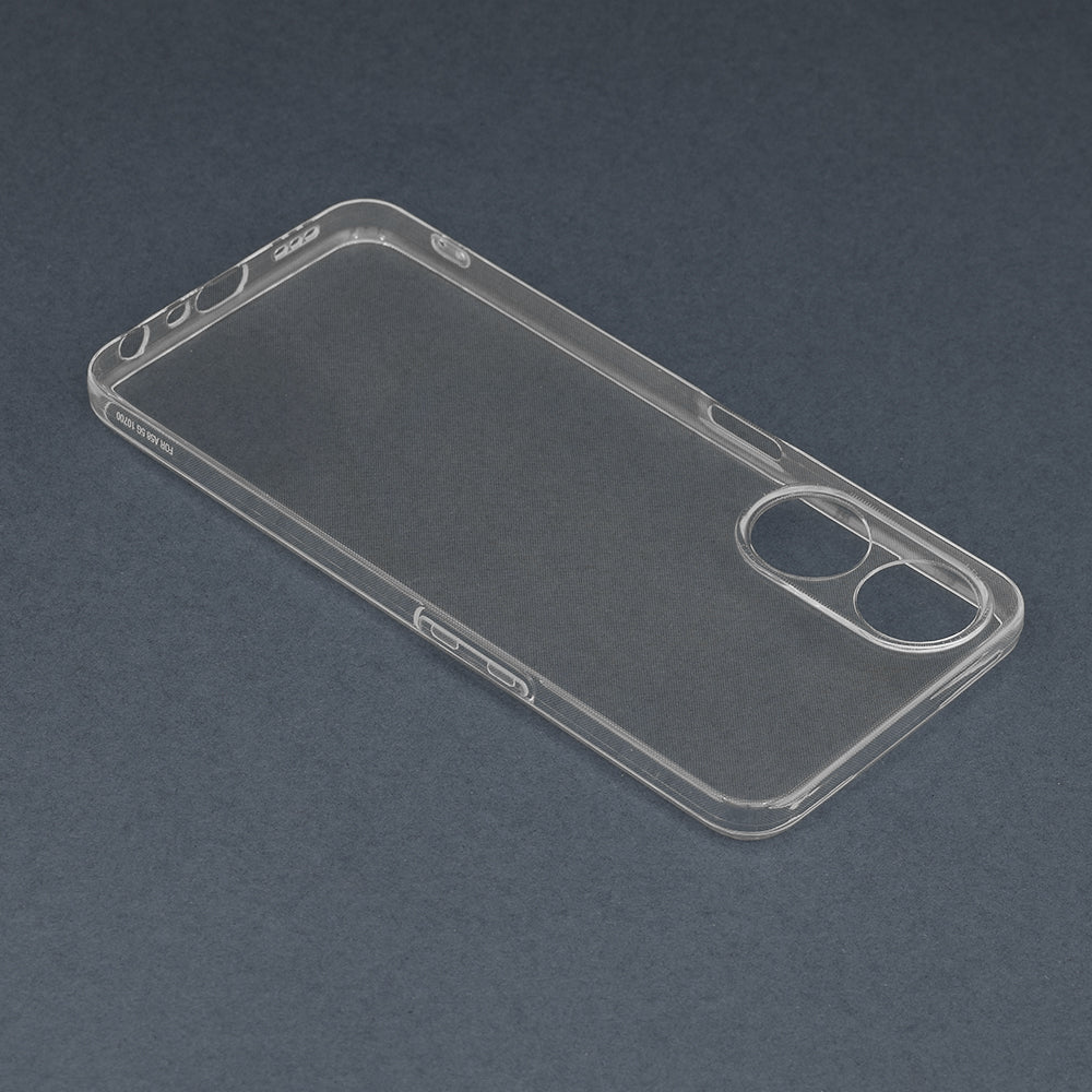 Husa de protectie Techsuit Clear Silicone compatibila cu Oppo A58 4G, acoperire spate, transparent