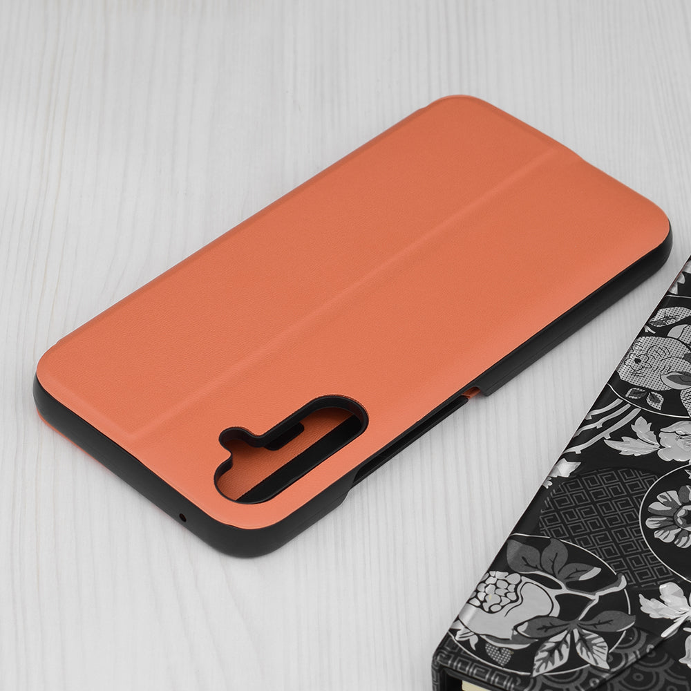 Husa de protectie Techsuit eFold Series compatibila cu Samsung Galaxy A35 5G, acoperire spate, oranj