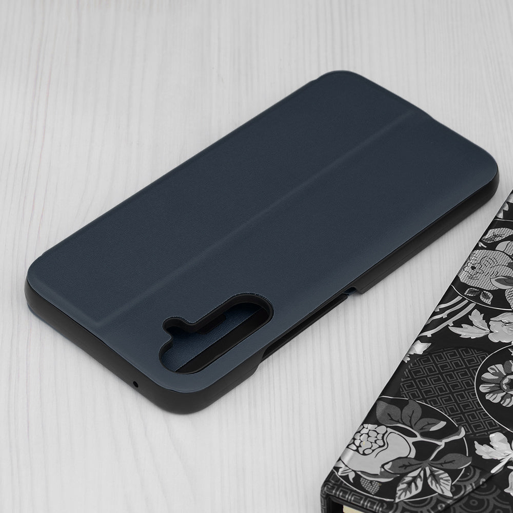 Husa de protectie Techsuit eFold Series compatibila cu Samsung Galaxy A35 5G, acoperire spate, albastru