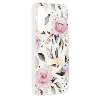 Husa de protectie Techsuit Marble Series compatibila cu Samsung Galaxy A34 5G, acoperire spate, Chloe White