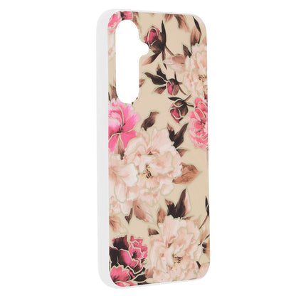 Husa de protectie Techsuit Marble Series compatibila cu Samsung Galaxy A54, acoperire spate, Mary, Berry Nude