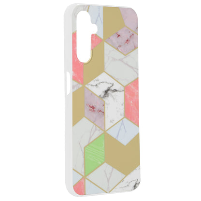 Husa de protectie Techsuit Marble Series compatibila cu Samsung Galaxy A14 5G, acoperire spate, Purple Hex