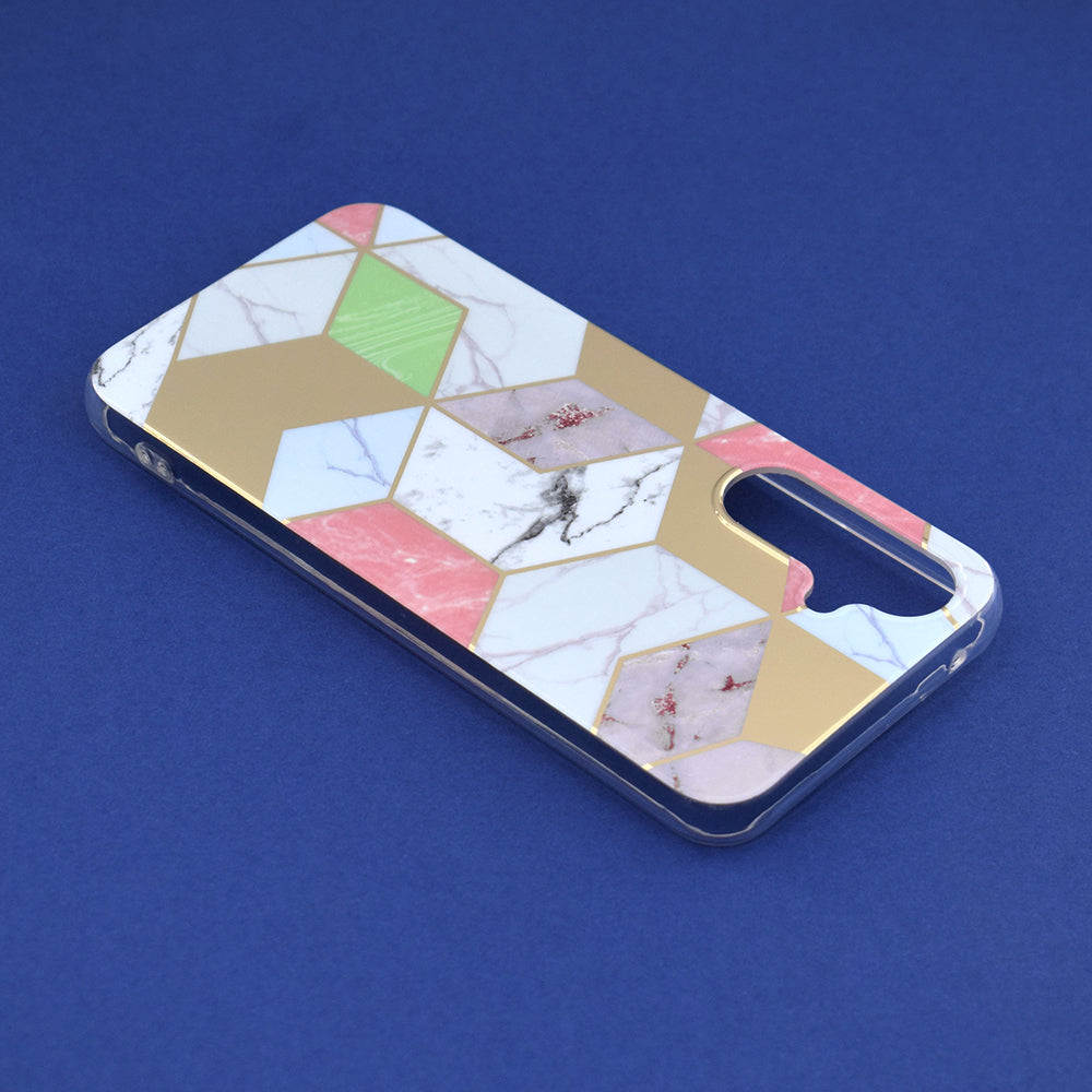 Husa de protectie Techsuit Marble Series compatibila cu Samsung Galaxy A54, acoperire spate, Purple Hex
