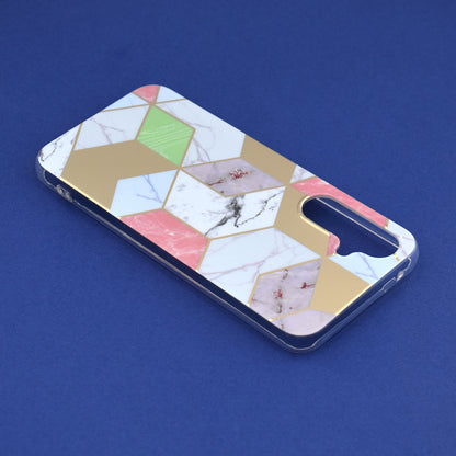 Husa de protectie Techsuit Marble Series compatibila cu Samsung Galaxy A54, acoperire spate, Purple Hex