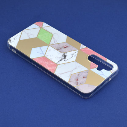 Husa de protectie Techsuit Marble Series compatibila cu Samsung Galaxy A14 5G, acoperire spate, Purple Hex