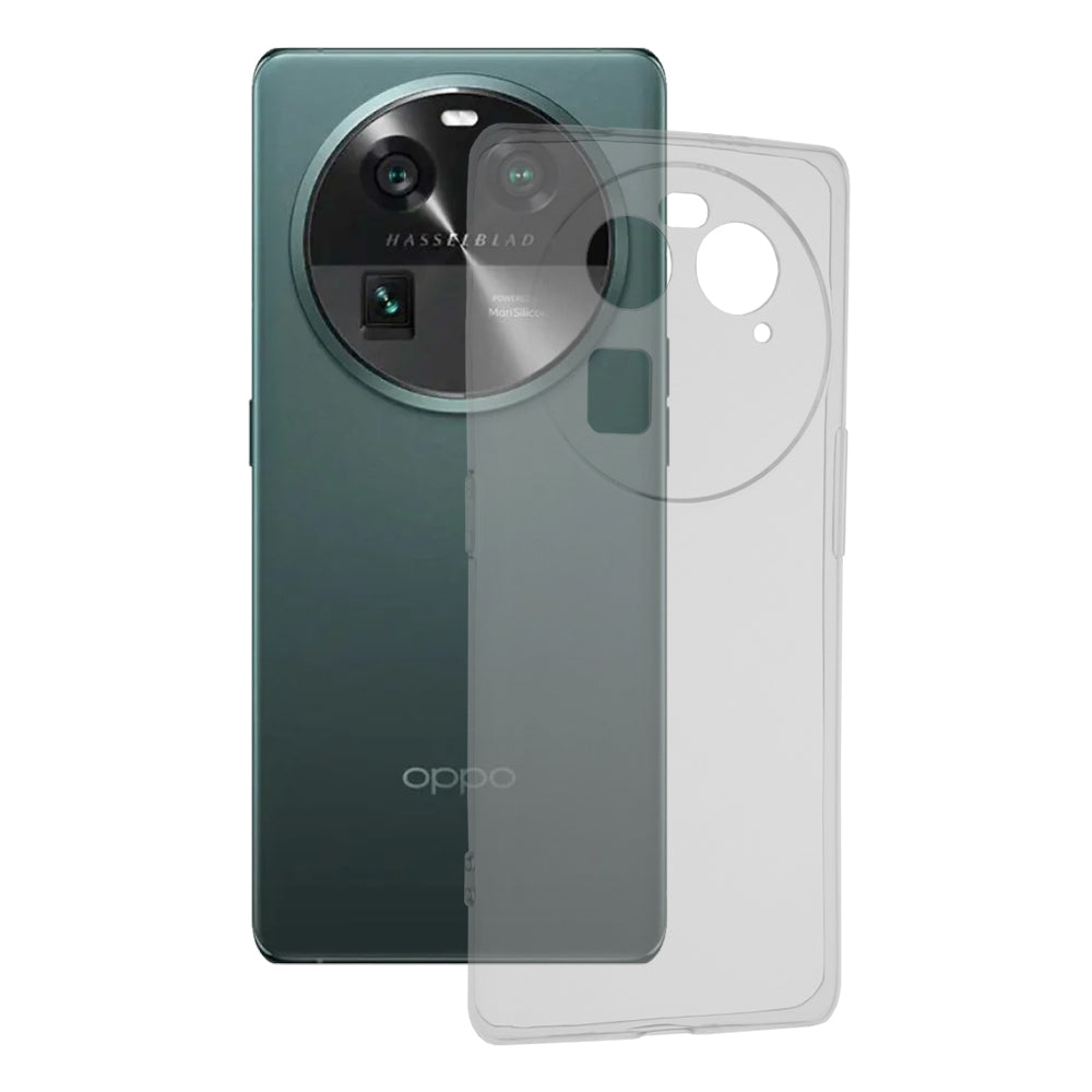Husa de protectie Techsuit Clear Silicone compatibila cu Oppo Find X6, acoperire spate, transparent