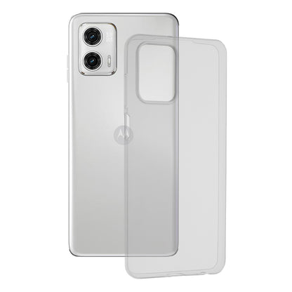 Husa de protectie Techsuit Clear Silicone compatibila cu Motorola Moto G73, acoperire spate, transparent