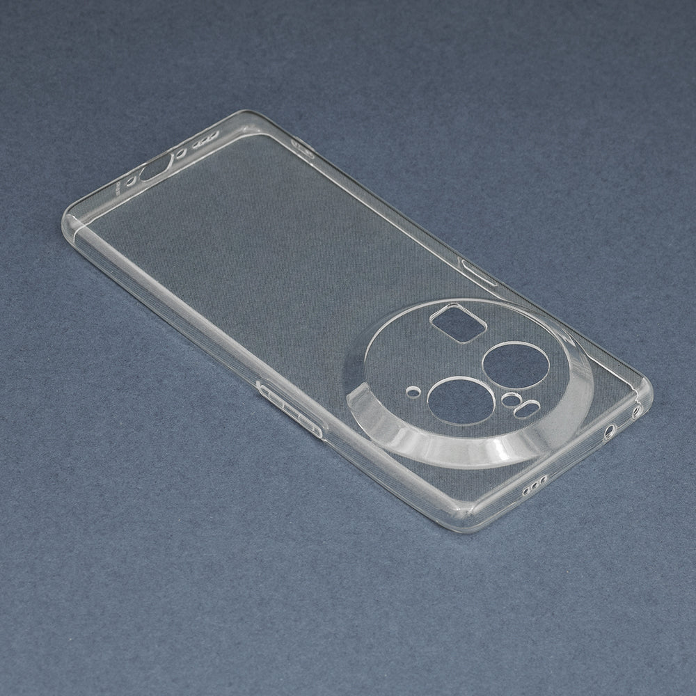 Husa de protectie Techsuit Clear Silicone compatibila cu Oppo Find X6 Pro, acoperire spate, transparent