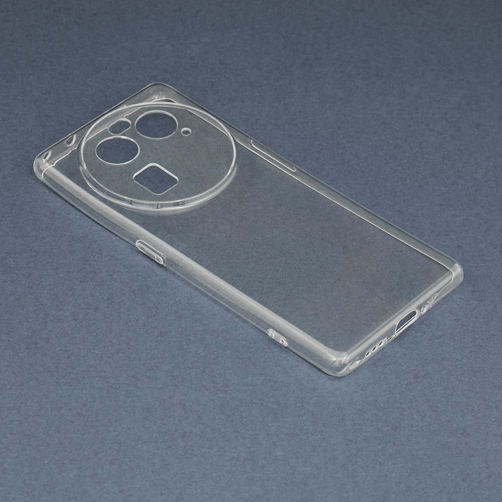 Husa de protectie Techsuit Clear Silicone compatibila cu Oppo Find X6, acoperire spate, transparent