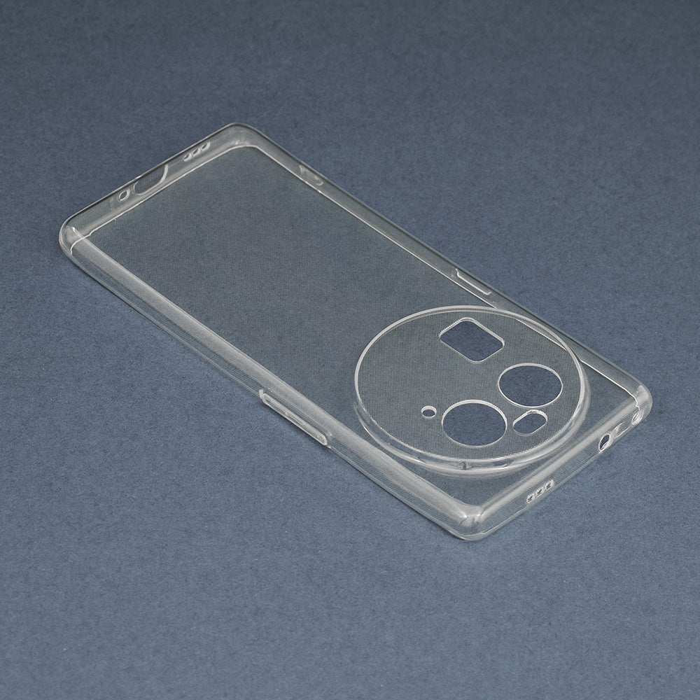 Husa de protectie Techsuit Clear Silicone compatibila cu Oppo Find X6, acoperire spate, transparent