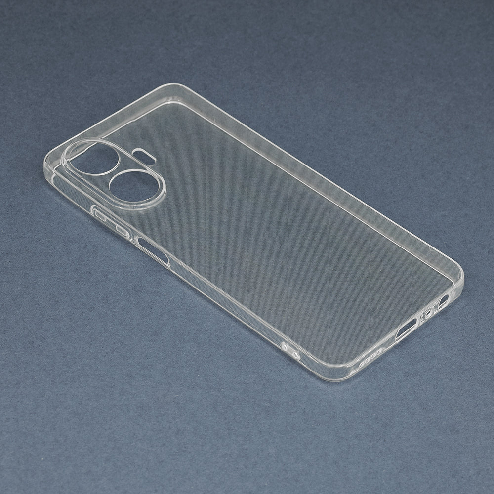 Husa de protectie Techsuit Clear Silicone compatibila cu Realme C55, acoperire spate, transparent
