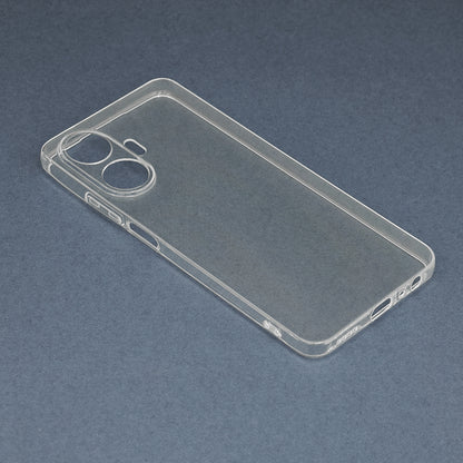 Husa de protectie Techsuit Clear Silicone compatibila cu Realme C55, acoperire spate, transparent