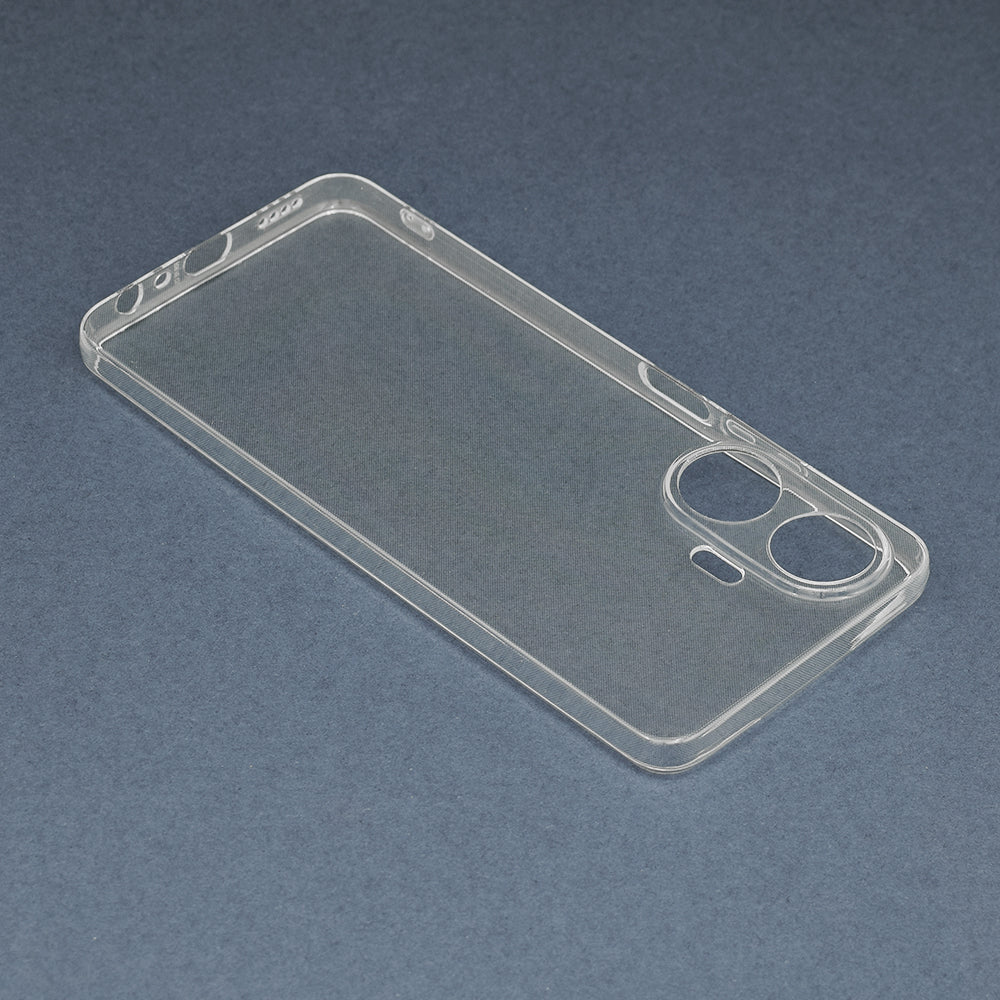 Husa de protectie Techsuit Clear Silicone compatibila cu Realme C55, acoperire spate, transparent