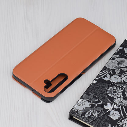 Husa de protectie Techsuit eFold Series compatibila cu Samsung Galaxy A24, acoperire spate, oranj