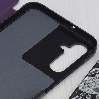 Husa de protectie Techsuit eFold Series compatibila cu Samsung Galaxy A24, acoperire spate, mov