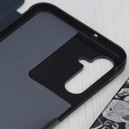 Husa de protectie Techsuit eFold Series compatibila cu Samsung Galaxy A24, acoperire spate, albastru