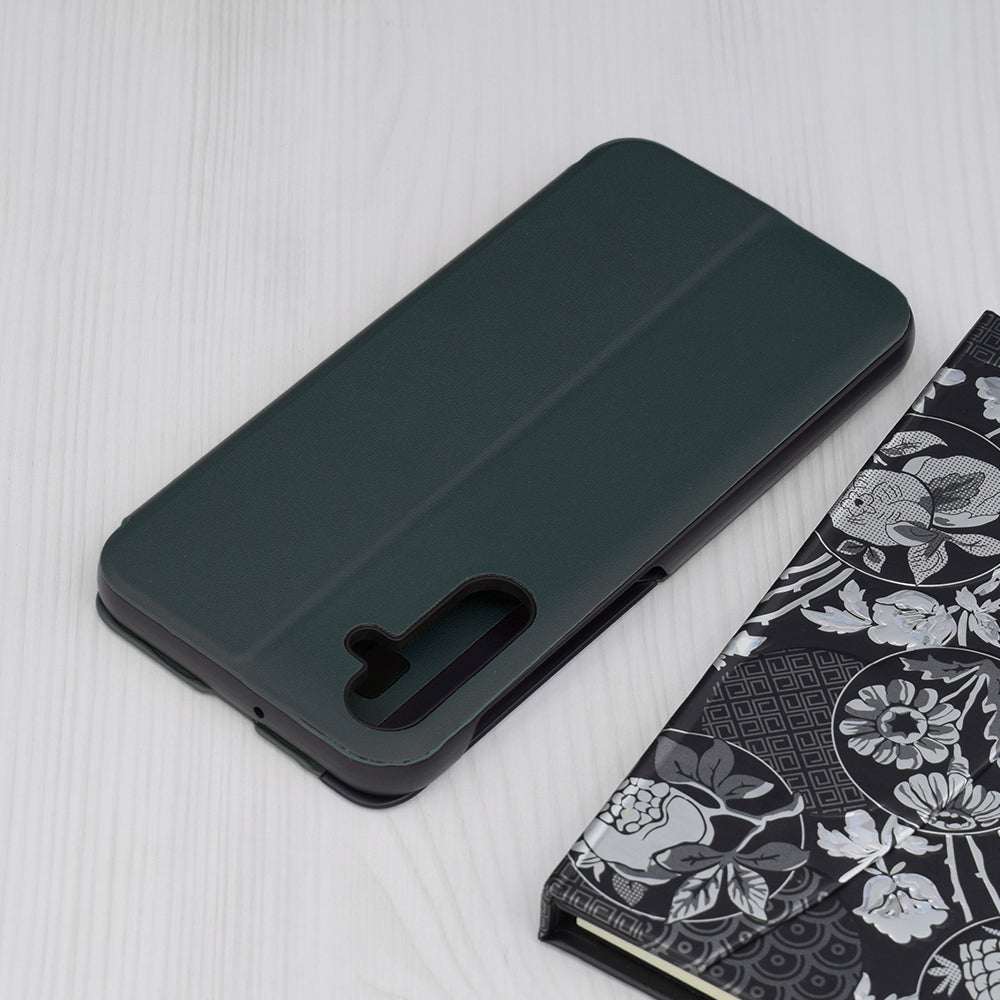 Husa de protectie Techsuit eFold Series compatibila cu Samsung Galaxy A24, acoperire spate, verde inchis