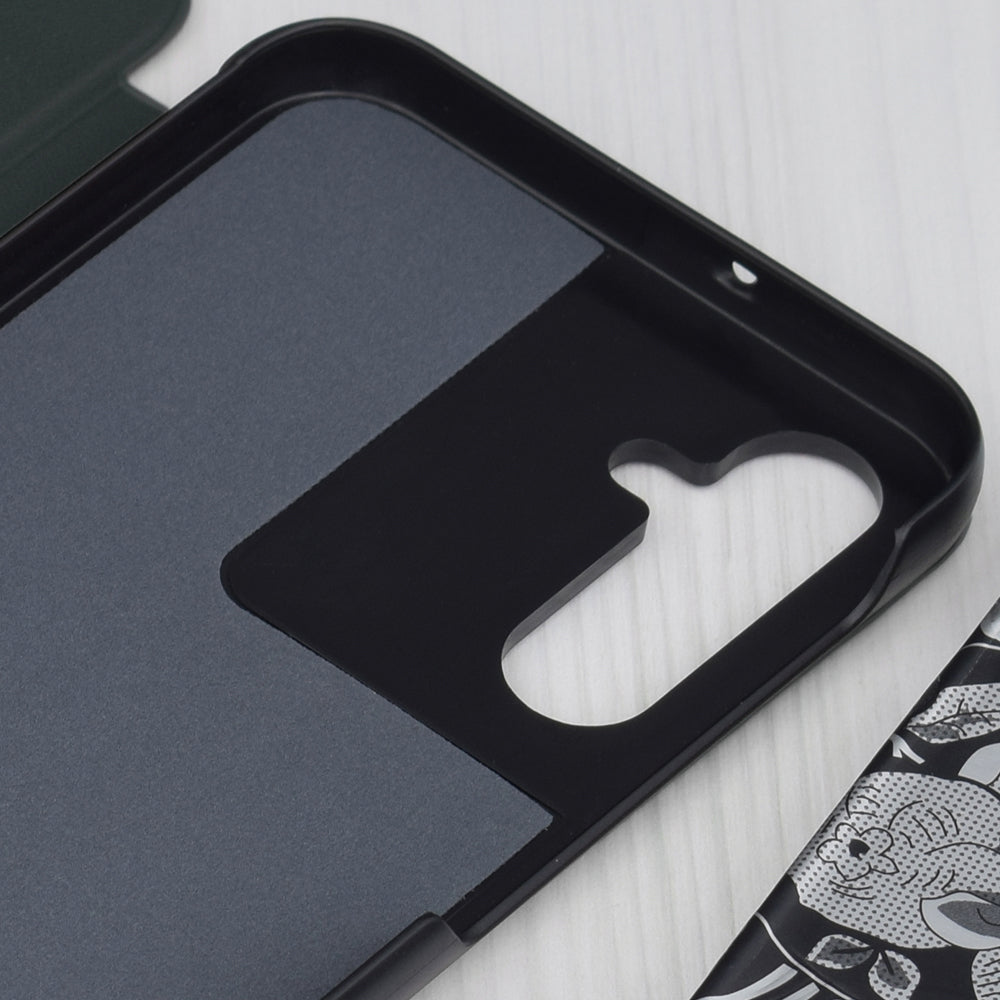 Husa de protectie Techsuit eFold Series compatibila cu Samsung Galaxy A24, acoperire spate, verde inchis