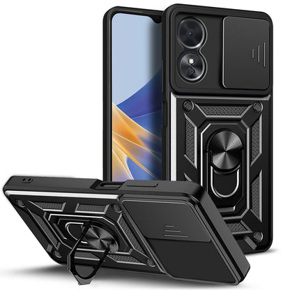 Husa de protectie Techsuit CamShield Series compatibila cu Oppo A17, acoperire spate, negru