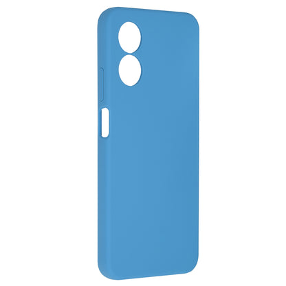 Husa de protectie Techsuit Soft Edge Silicone compatibila cu Oppo A17, acoperire spate, albastru deschis