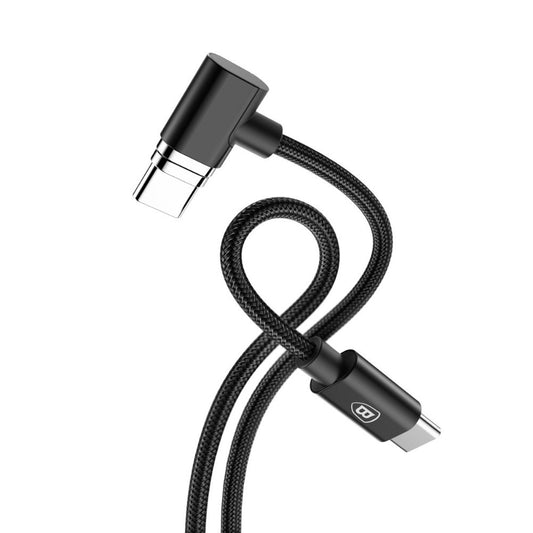 Cablu Magnetic Tip C - Tip C (90 Grade) - 1.5 Metri (Negru) BASEUS