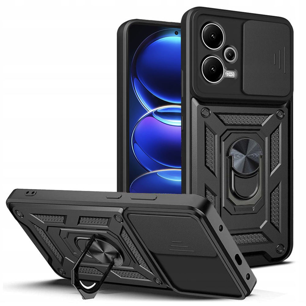 Husa de protectie Techsuit CamShield Series compatibila cu Xiaomi Redmi Note 12 Pro Plus, acoperire spate, negru