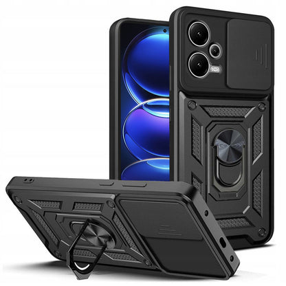 Husa de protectie Techsuit CamShield Series compatibila cu Xiaomi Redmi Note 12 Pro Plus, acoperire spate, negru