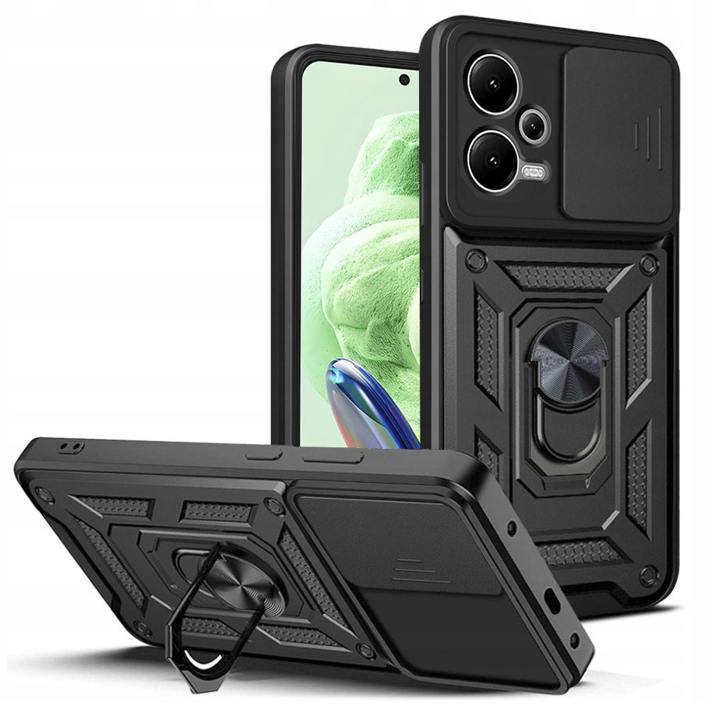 Husa de protectie Techsuit CamShield Series compatibila cu Xiaomi Redmi Note 12 5G, acoperire spate, negru