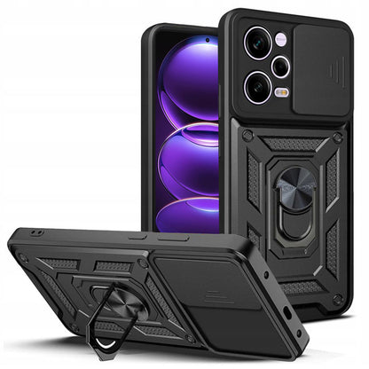 Husa de protectie Techsuit CamShield Series compatibila cu Xiaomi Redmi Note 12 Pro 5G, acoperire spate, negru