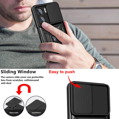 Husa de protectie Techsuit CamShield Series compatibila cu Oppo A57s, acoperire spate, negru