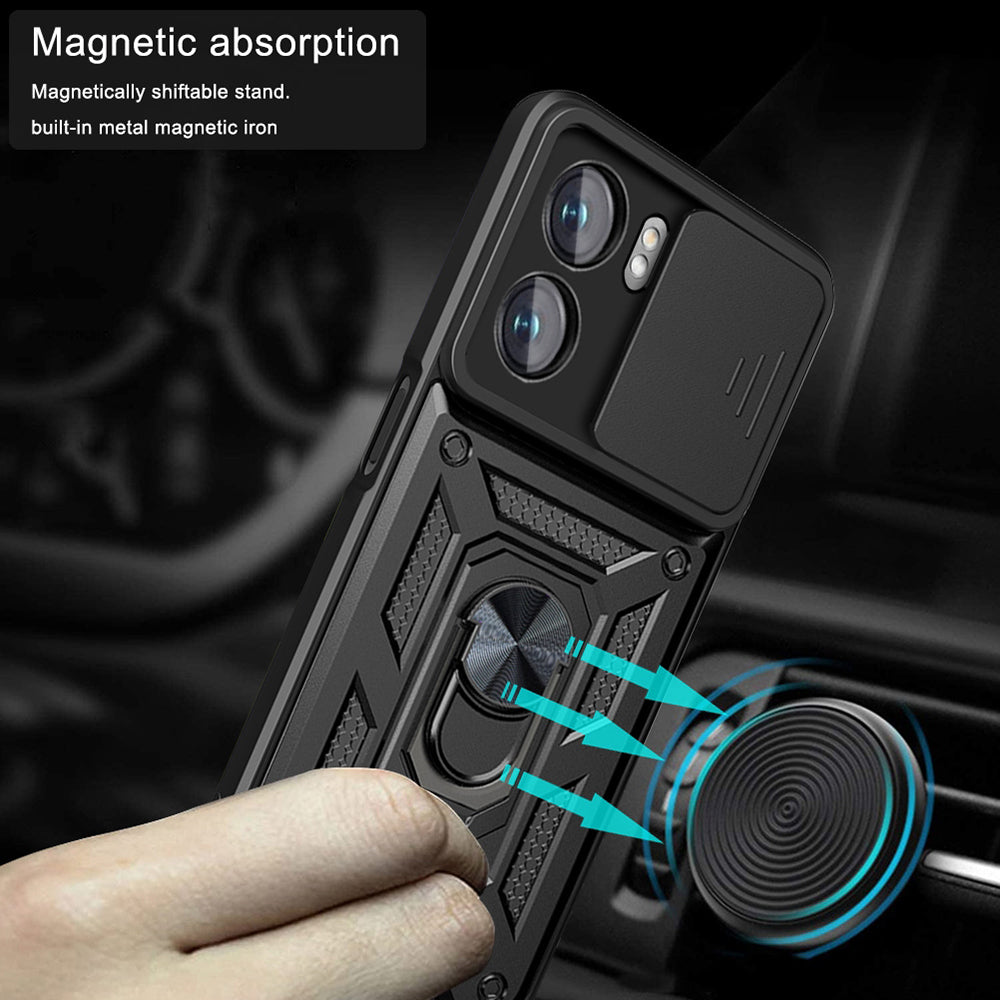 Husa de protectie Techsuit CamShield Series compatibila cu OnePlus Nord N20 SE, acoperire spate, negru