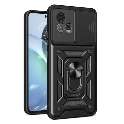 Husa de protectie Techsuit CamShield Series compatibila cu Motorola Moto G72, acoperire spate, negru
