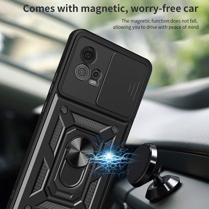 Husa de protectie Techsuit CamShield Series compatibila cu Motorola Moto G72, acoperire spate, negru