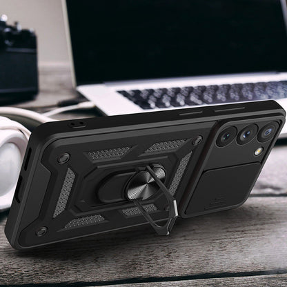 Husa de protectie Techsuit CamShield Series compatibila cu Samsung Galaxy S23, acoperire spate, negru