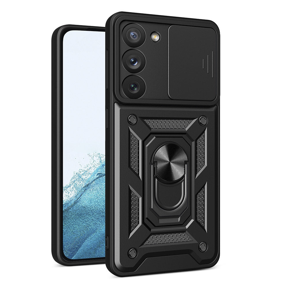 Husa de protectie Techsuit CamShield Series compatibila cu Samsung Galaxy S22 5G, acoperire spate, negru