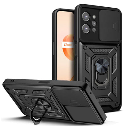 Husa de protectie Techsuit CamShield Series compatibila cu Realme C31, acoperire spate, negru