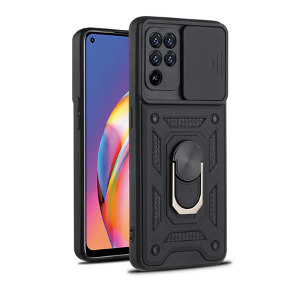 Husa de protectie Techsuit CamShield Series compatibila cu Oppo Reno5 Lite, acoperire spate, negru